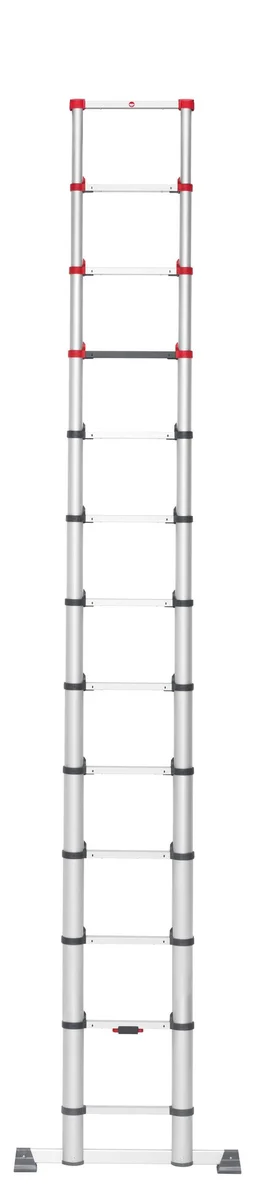 Echelle Télescopique Aluminium Hailo 13 Échelons H.3.8 M
