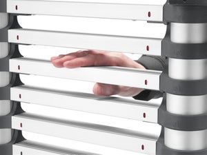 Echelle Télescopique Aluminium Hailo 13 Échelons H.3.8 M