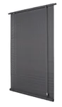 Store Enrouleur Tamisant Bois Tissé, Brun Taupe N°3, 100/110 X 200 Cm