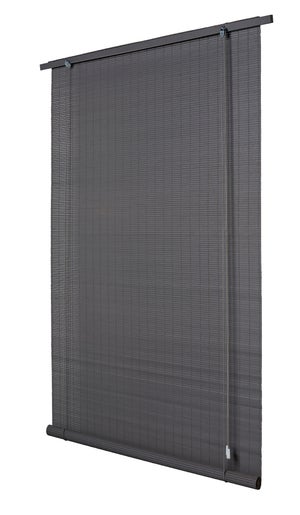 Store Enrouleur Tamisant Bois Tissé, Brun Taupe N°3, 100/110 X 200 Cm