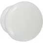 Bouton de meuble rond Univers, bois blanc peint, Diam.35 mm