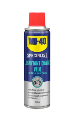 Lubrifiant En Aérosol Chaine De Vélo, 250Ml Wd-40