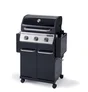 Barbecue au gaz - 142 x 55 x 114 cm - NATERIAL Kenton, 3 brûleurs, noir
