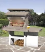 Barbecue en béton beige et gris Luxor, l.159 x L.72 x H.161 cm