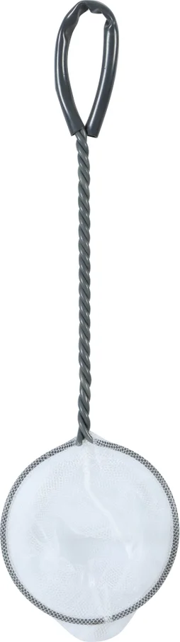 Epuisette aquarium ronde maille fine nylon d10cm l38,5cm