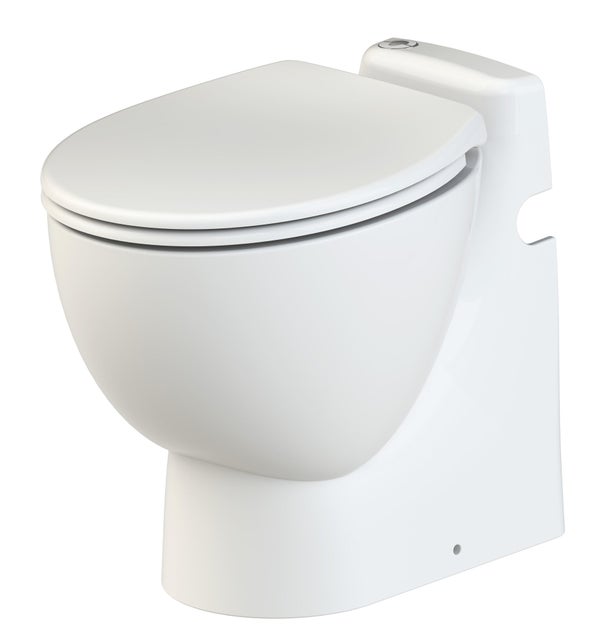 Wc À Poser Avec Broyeur Intégré Mécanisme Silencieux Sanicompact 555 Sfa