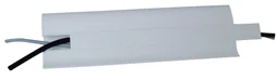 Plinthe Pvc Cache-Fil Blanc, 12 X 60 Mm, L.2.5 M