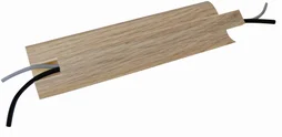 Plinthe Pvc Cache-Fil Imitation Chêne, 12 X 60 Mm, L.2.5 M
