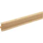 Plinthe Pvc Cache-Fil Imitation Chêne, 12 X 60 Mm, L.2.5 M