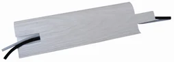 Plinthe Pvc Cache-Fil Imitation Chêne Blanchi, 12 X 60 Mm, L.2.5 M