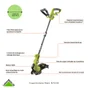 Coupe-bordures électrique RYOBI Rlt6130, 600 W, l.30 cm
