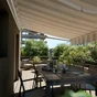  Store banne manuel 2.95 x 2 m Calima blanc, toile polyester blanc gris 