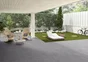 Carrelage sol extérieur effet béton gris Bristol l.45 x L.45 cm