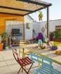 Chaise de jardin Grafik en résine injectée blanc