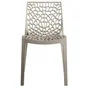 Chaise de jardin en polypropylène Grafik taupe
