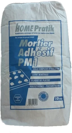 Mortier adhésif PM1, HOME PRATIK, 10 kg