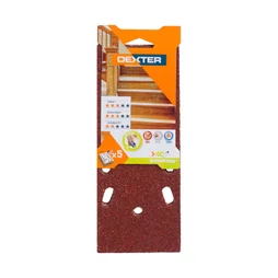 Lot De 5 Patins Abrasifs Dexter, 93 X 230 Mm, Grains 40