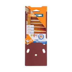 Lot De 5 Garnitures Abrasives Dexter, 93 X 230 Mm, Grains 180