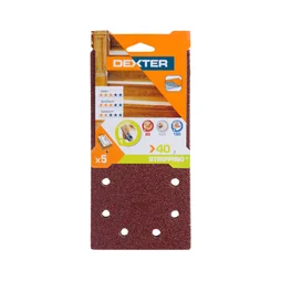 Abrasif Vibrante 115X230 Grain 40 Lot De 5 Dexter