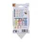 Lot De 5 Patins Abrasifs Dexter, 93 X 93 Mm, Grains 120