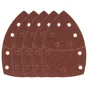 Lot de 5 patins abrasifs DEXTER, grain 40