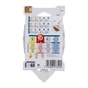 Lot de 5 papiers abrasifs delta, DEXTER, l.102.0 x L.152.0 mm grain 80