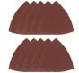 Lot de 10 feuilles abrasives  oxyde d'alumine, , l.93 x L.93 mm grain 80