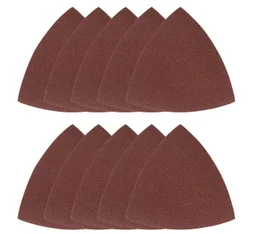 Lot De 10 Patins Abrasifs, 93 Mm, Grains 120
