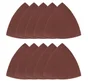 Lot De 10 Patins Abrasifs, 93 Mm, Grains 120
