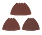 Lot De 10 Patins Abrasifs, 93 Mm, Grains Assortiment