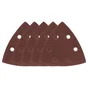 Lot de 5 patins abrasifs grains 120, DEXTER, 93 x 93 mm
