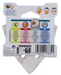 Lot de 5 patins abrasifs grains 120, DEXTER, 93 x 93 mm