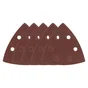 Lot De 5 Patins Abrasifs Dexter, 93 X 93 Mm, Grains 180