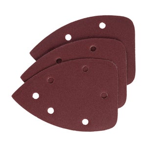 Lot De 5 Patins Abrasifs Dexter, 140 X 98 Mm, Grains 80