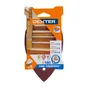 Lot De 5 Patins Abrasifs Dexter, 140 X 98 Mm, Grains 120