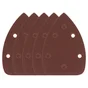 Lot De 5 Patins Abrasifs Dexter, 140 X 98 Mm, Grains 120