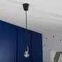 MONTURE composable Coloma E27 INSPIRE, silicone noir