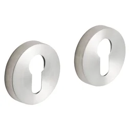 2 rosaces de fonction A4 INSPIRE, inox brossé trou de cylindre