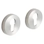 2 rosaces de fonction A4 INSPIRE, inox brossé trou de cylindre