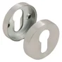 2 rosaces de fonction A4 INSPIRE, inox brossé trou de cylindre