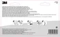 Barre 3 crochets adhésif permanent, 3M gris / argent