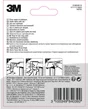 Lot de 4 crochets à clipser 3M, blanc