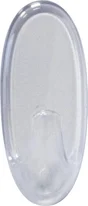 Lot de 2 crochets adhésif ovale, COMMAND transparent 0.9 kg