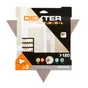 Lot De 3 Triangles Abrasifs Dexter Pro, 285 Mm, Grains 120