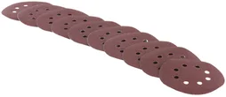 Lot de 10 disques abrasifs  oxyde d'alumine, , l.125 x L.125 mm grain 80