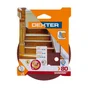 Lot de 5 disques abrasifs, DEXTER, l.125.0 x L.125.0 mm grain 80