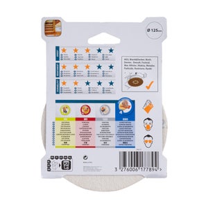 Lot de 5 Abrasifs excentriques Diam. 125 grain 220 DEXTER