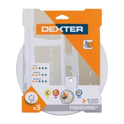 Lot De 5 Disques Abrasifs Dexter, 225 Mm