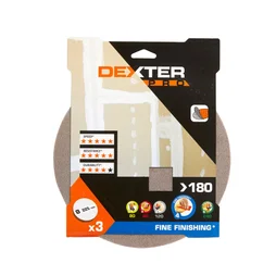 Lot De 3 Disques Abrasifs Dexter Pro, 225 Mm, Grains 180
