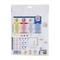 Lot de 5 feuilles abrasives DEXTER pour multiponceuse, grain 220